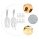 thumbnail image 3 of Hytrove 12Ud Cucharas De Plástico Transparentes Para Cocina Uso Multipropósito Para Hielo, 3 of 8