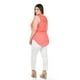 thumbnail image 3 of Blusa con detalle tipo cut out Roman Fashion /Tallas Extras, 205 (Coral) coral 42, 3 of 6