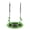 Green, variant on 3.2ft Round Outdoor Platform Saucer Portable Tree Swing with Adjustable Hanging Ropes for Children Kid Blue