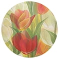 thumbnail image 3 of Ryvnso Tulip Floral Round Plate Mats Dining Table Placemat Set of 4 for Holiday Decoration, 3 of 7