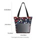 thumbnail image 3 of Easygdp Red Blue White Stars Bolso de Hombro para Mujer, Bolso Bandolera y Cartera de Mano Elegante para Uso Diario, 3 of 6