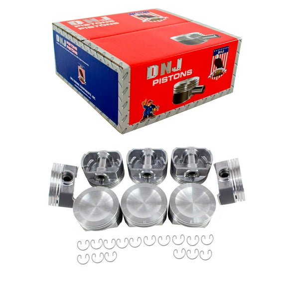 DNJ P4149 Standard Complete Piston Set Fits Cars & Trucks 95-04 Lincoln Cougar 4.6L SOHC 16v