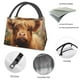 thumbnail image 4 of Fotbe Cute Floral Cow Bolsa Térmica Portátil con Estampado, Bolsa de Entrega de Alimentos Aislada, Bolsa Reutilizable de Gran Capacidad para Comidas y Supermercado, 4 of 6