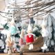 thumbnail image 4 of Matsuzay Ángel de Navidad de juguete, muñecos de peluche, adornos colgantes para árbol de Navidad, decoración del hogar, regalo para niños Kits de decoración para fiestas caqui, 4 of 6