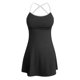 thumbnail image 4 of WILLBEST Traje de Baño Mujer Dos Piezas Traje de Baño Acanalado para Mujer Vestido de Baño Tirantes Ajustables Traje de Baño con Bolsillos 3353, 4 of 5