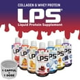 thumbnail image 2 of LPS Sugar-Free Collagen & Whey Liquid Protein Supplement by Nutritional Designs, 15g Protein/oz, Peach Mango Flavor, 2 of 5