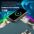 thumbnail image 2 of Husky Flat Vector Different Moves Wireless Charging RGB Gaming Mouse Pad Large Keyboard Mat Rubber Base 13 Light Modes, 2 of 6