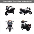 thumbnail image 5 of uhomepro Kids Electric Ride On Motorcycle, 2 Wheel Electric Motorcycle Ride On Motorcycle with Training Wheels, 6V Battery Operated Electric Motorcycle Ride on Toys Christmas Gifts 1-4 Year, Q17878, 5 of 12