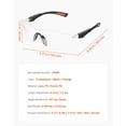 thumbnail image 2 of ANSI Z87.1+ Certified Safety Glasses, Anti Fog & Scratch Resistant Protective Goggles, Clear Lens, 2 of 10