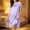 Beige, variant on Women's Lace Trim Satin Nightgown Short Sleeve Scoop Neck Silky Loose Fit Sleep Dress with Bow Detail Red Free Size