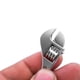 thumbnail image 3 of Mini llavero de llave inglesa de aleación de zinc, llavero de llave inglesa ajustable, llavero de metal, 3 of 5