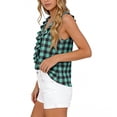 thumbnail image 4 of Kezqiaxn Womens Summer Tops Ruffled Sleeveless V-Neck Casual Shirts 2026 Summer Trendy Dressy Work Business Blouses, 4 of 5