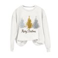 thumbnail image 2 of Uootdi Sweaters for Women Christmas Snowflake Gift Print Knitted Long Sleeve Sweater Casual LooseCrew Neck Top Pullover Funny T ops, 2 of 4