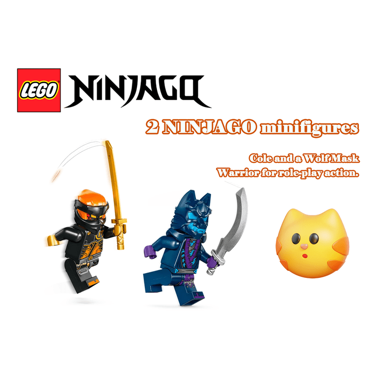 LEGO, NINJAGO Sets, Cole's Elemental Earth Mech, 235 Pieces
