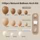 thumbnail image 2 of Kit de guirnaldas con forma de arco con forma de globo Saratimtou, 140 unidades, marrón, beige y nude, 2 of 7