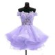 thumbnail image 1 of Personalizado encima de Mini vestidos cortos de graduación cariño apliques Organza regreso a casa graduación vestido de fiesta Formal batas de velada, 1 of 5
