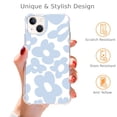 thumbnail image 2 of Blue Flowers Case Compatible with iPhone 14 Plus,Unique Art Design TPU Bumper Cover Case, 2 of 5