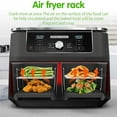 thumbnail image 3 of Air Fryer Rack for Double Basket Air Fryers, Dehydrator Rack for Ninja Foodi DZ201 DZ401 Air Fryer Accessories, 3 of 8