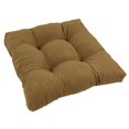 thumbnail image 1 of 19-inch Squared Microsuede Tufted Dining Chair Cushion, 1 of 2