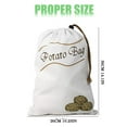 thumbnail image 3 of Potato Onion Storage Bag, Fabric Onion And Potatoes Storage Bag, Washable Garlic Potatoes Onions Keeper with Drawstring for Pantry, 1Pack (Potato Onion Bag), 3 of 9