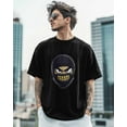thumbnail image 4 of Men's T-Shirt,Cartoon Robber Short Sleeve Crewneck Casual Tee Shirts,Black-XL, 4 of 8