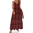 thumbnail image 1 of Vestido sin mangas de tartán Clan Innes, ropa de mujer, vestido de verano para mujer 2024, vestido de noche para mujer 2024, vestidos de noche para mujer, 1 of 7