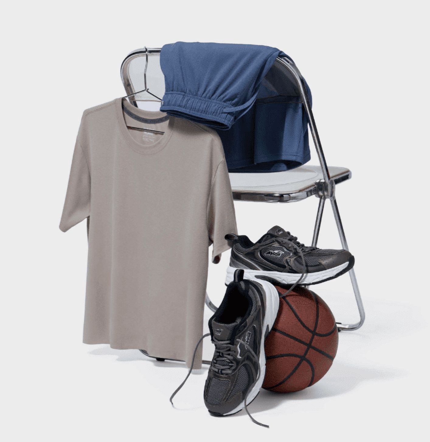 Athletic Works Men's and Big & Tall Tri Blend Tee with Short