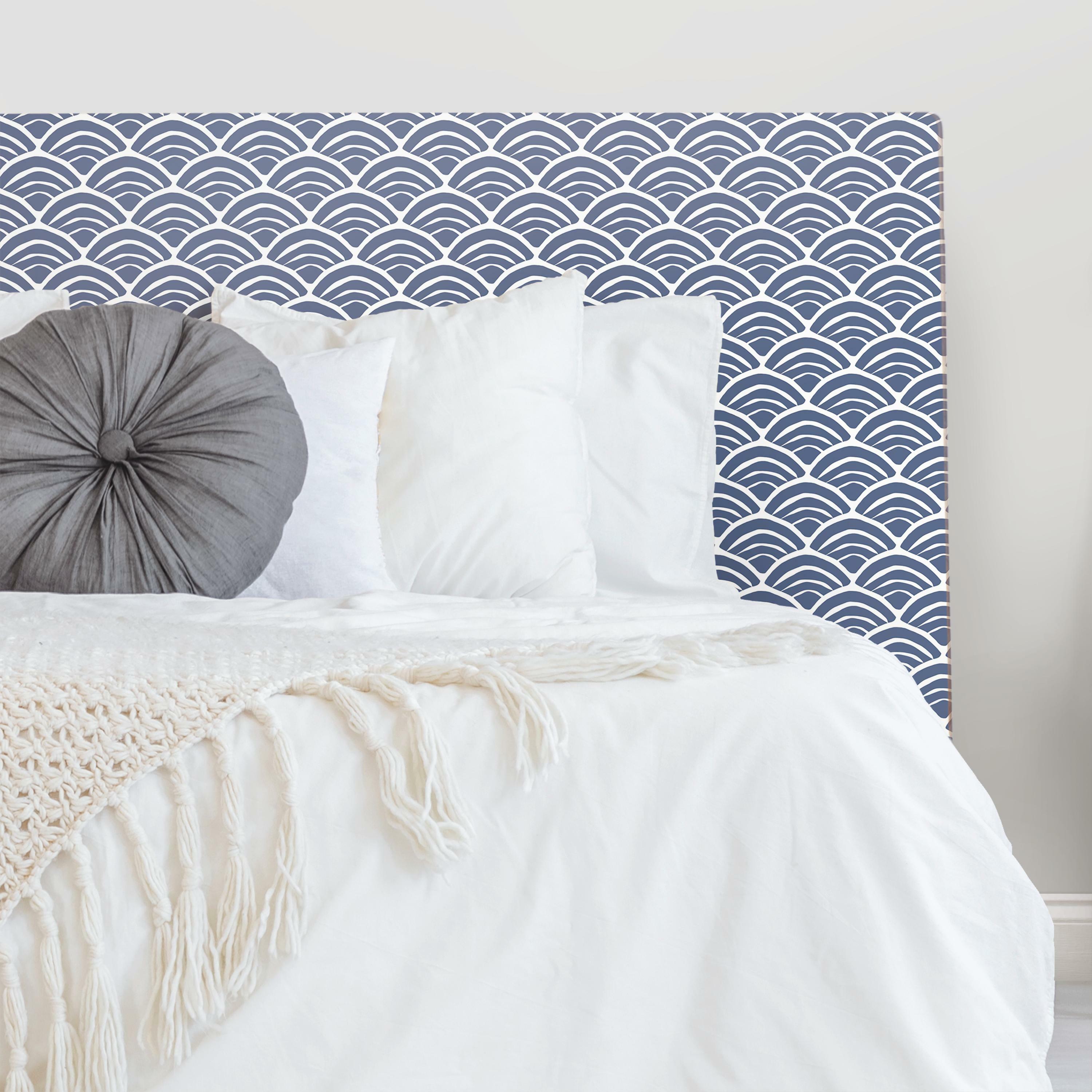 RoomMates Coastal Scallop Blue Peel & Stick Wallpaper