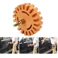 thumbnail image 5 of 4in Rubber Eraser Wheel Sticker Film Glue Remover Pneumatic Decal Paint Cleaner Disc 25mm Diameter, 5 of 5