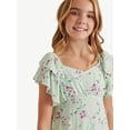 thumbnail image 3 of Justice Girls Flutter Sleeve Dress, Sizes XS - XLP, 3 of 6