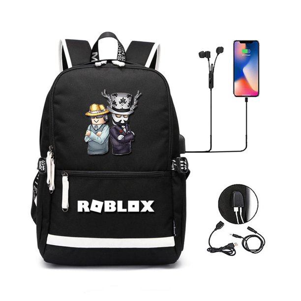 Mochila Oxford de gran capacidad para mujer, morral escolar impreso con USB para ordenador portátil, escolar