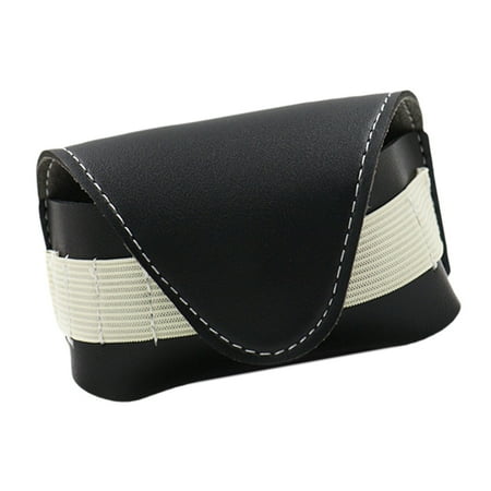 Yokua PU Leather Golfs Balled Bag for Man Golfs Tees Holder Golfs Balled Pouch Bag