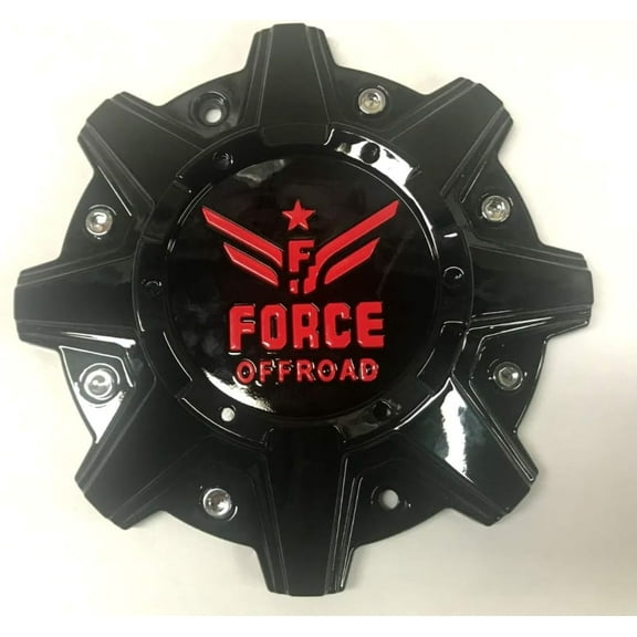 1Pc Custom Car Wheel Hub Caps, Rim Center Caps for Force Off Road C-a13 C-551-1 1630L212 Red