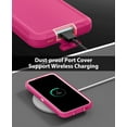 thumbnail image 6 of Entronix Heavy Duty Shockproof Case Designed for Galaxy S24 FE, Triple Layer Full-Body Protection, Pink, 6 of 6