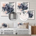thumbnail image 4 of Designart "Vibrant Paradoxes Blue and Orange II" Abstract Metal Wall Art, 4 of 5