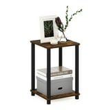 Turn-N-Tube Haydn 2-Pack End Table, Walnut/Brown