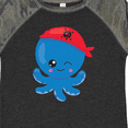 thumbnail image 4 of Inktastic Pirate Octopus, Cute Octopus, Little Octopus Boys or Girls Toddler T-Shirt, 4 of 5