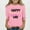 Pink a, variant on Spazoro Toddler Girls 3/4 Sleeve Shirts, Mother's Day Print Spring and Fall Casual Round Neck Fashionable Tops for Girls Black Size 4-5T