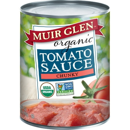 (6 Pack) Muir Glen Organic, Non-GMO Chunky Tomato Sauce, 28 oz