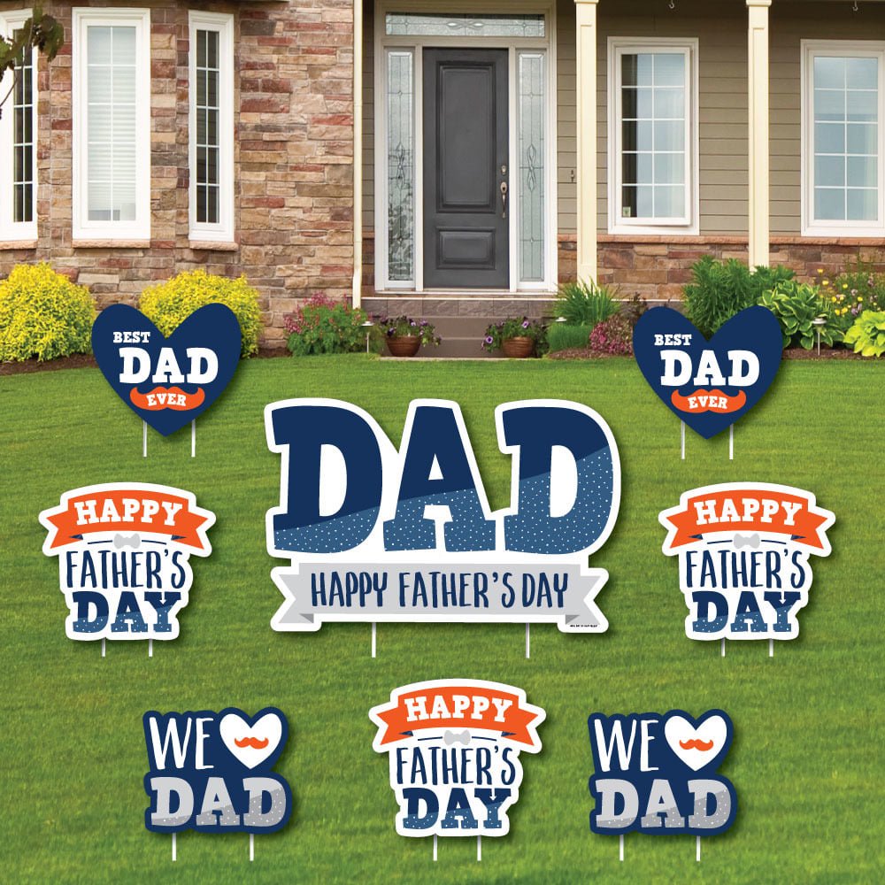 Happy Father's Day Yard Sign and Outdoor Lawn Decorations We Love