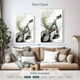 thumbnail image 3 of Elephant Stock The Violin Solo Wall Art - Vertical Canvas Wall Art - Living Room Wall Decor - Music Canvas - Gray And Gold Decor By Ashvin Harrison - 20" x 30", 3 of 4