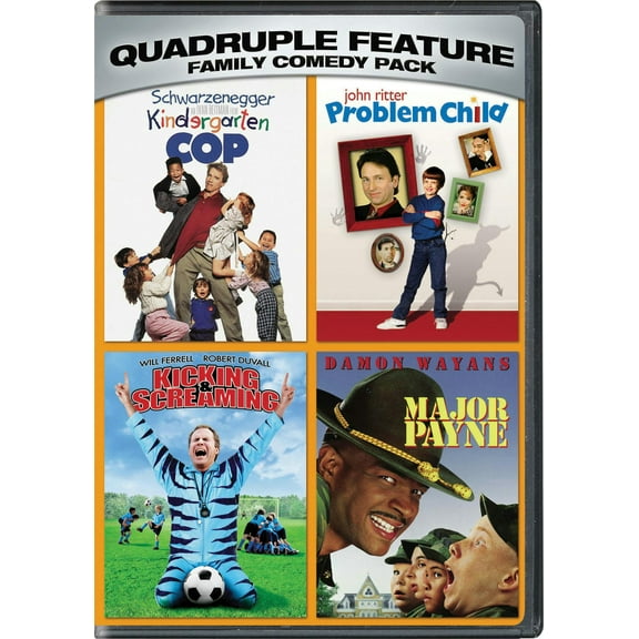 Kindergarten cop/Problem child/Kicking and screaming/Major Payne (DVD Quadruple Feature) [DVD]