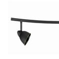 thumbnail image 3 of 5 Light 120V Metal Track Light Fixture with Round Shade, Black- Saltoro Sherpi, 3 of 4