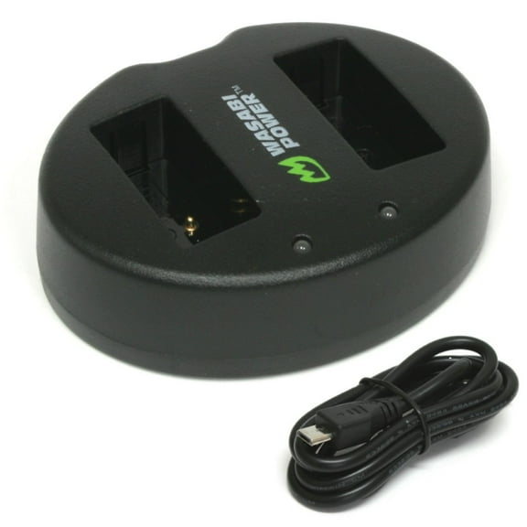Wasabi Power Dual USB Battery Charger for Canon LP-E17, LC-E17