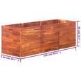 thumbnail image 6 of Canddidliike 59" x 20" x 20" Outdoor Acacia Wood Elevated Planter Garden Box, Raised Garden Bed for Vegetable, 6 of 6
