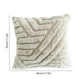 thumbnail image 5 of Christmas Velvet Decorative Throw Pillow Covers 18x18" Cushion Cover Sofa Living Room Decorative Linen Pillow Case for Sofa Couch Xmas Decorations, 5 of 7