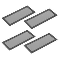 Uxcell 4Pcs Floor Vent Covers, Sticky Floor Register Cover Mesh Air Vent Screen Filters (Black, 10-Inch x 4-Inch)