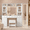 white, variant on Makeup Vanity with Full Length Mirror, Vanity Desk with Lights & Power Outlet, Drawers & Shelves, Hidden Storage, Dimmable 3 Color Lighting for Bedroom
