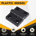 thumbnail image 4 of 63mm x 50mm cabinet plastic hinge door hinges Hinge, 4 of 5
