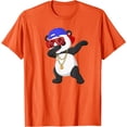 thumbnail image 1 of Cool Dabbing Dancing Panda Wearing Sunglasses Hat Necklace T-Shirt, 1 of 1